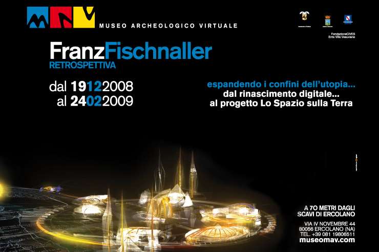 Banner pubblicitario Museo Archeologico Virtuale - Agenzia di comunicazione Napoli - Libellula Grafica Lab