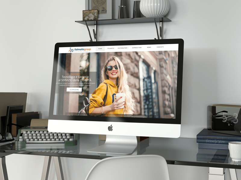 Realizzazione sito web Italmatic - Web agency Napoli - Libellula Grafica Lab