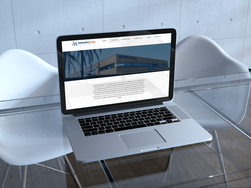 Realizzazione sito web Italmatic - Web agency Napoli - Libellula Grafica Lab
