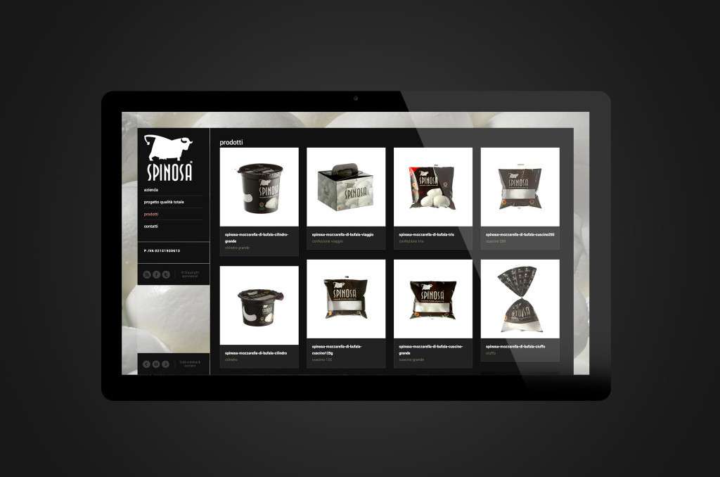 E-commerce Spinosa Mozzarella - Web agency Napoli - Libellula Grafica Lab