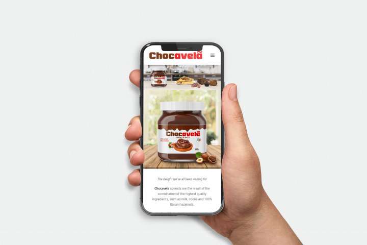 Web App Chocavela agenzia di comunicazione Libellula Grafica lab Napoli