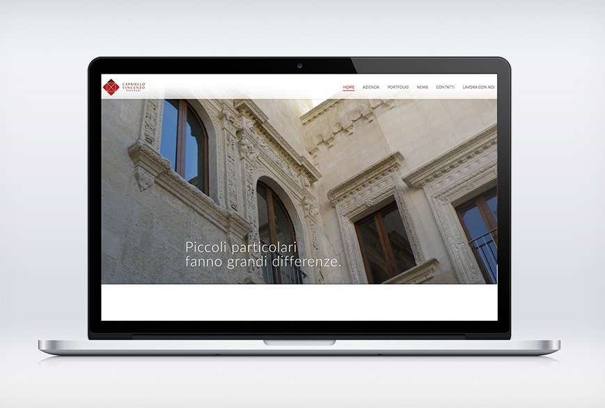 sito web capriolo restauri-Agenzia di comunicazione Napoli Libellula Grafica Lab