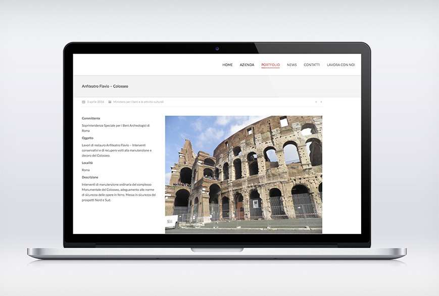 sito web capriello restauri-Agenzia di comunicazione Napoli Libellula Grafica Lab