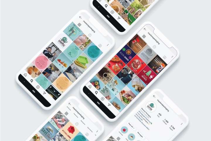 MockUp Social media management Mautone Packaging