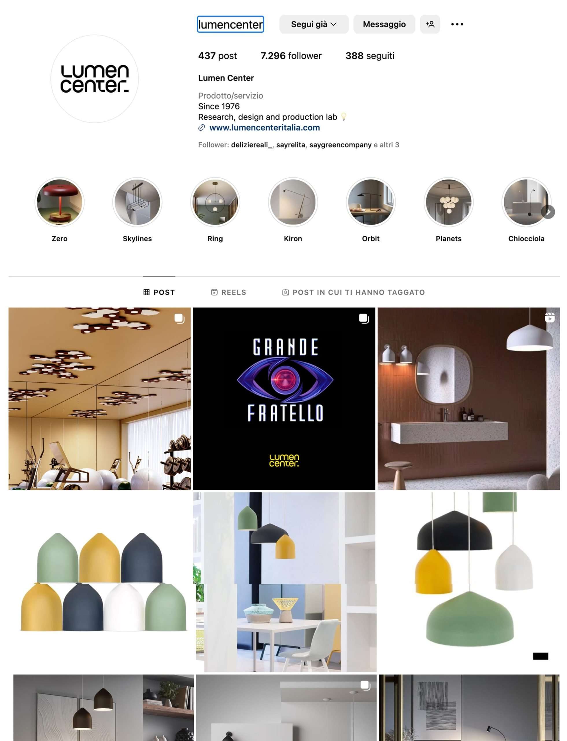 instagram lumen center libellula lab