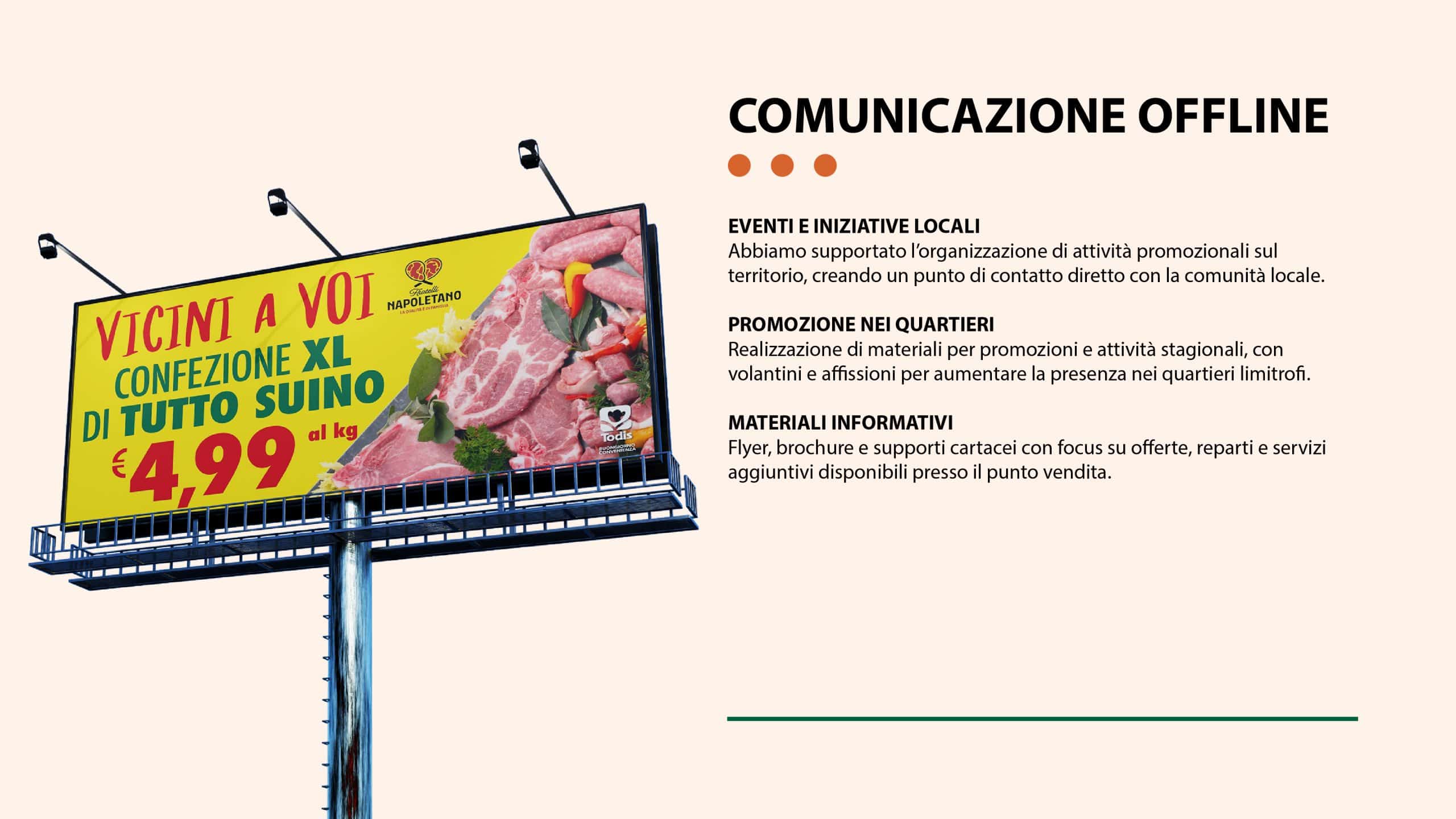 comunicazione offline affissioni-volantini-todis-napoletano