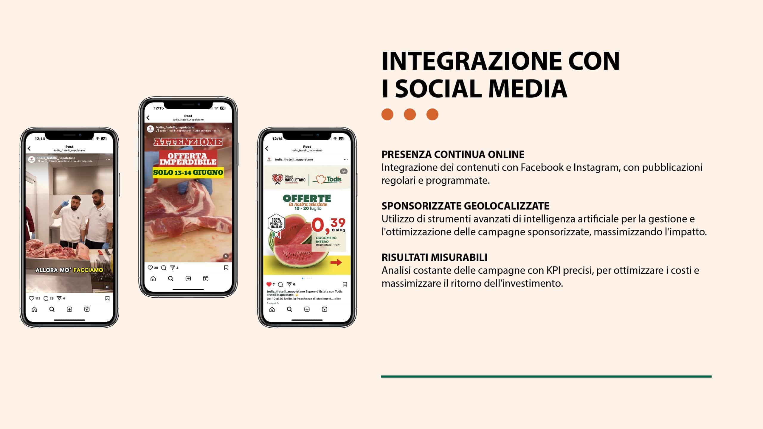 strategia social media kpi-sponsorizzate-todis-fratelli-napoletano